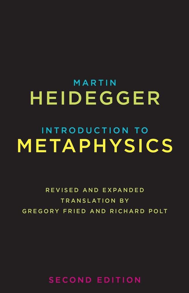 Introduction to Metaphysics cover